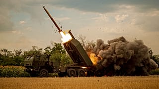 A Ukrainian HIMARS crew fires rockets at Russian positions. 8 August, 2026.
