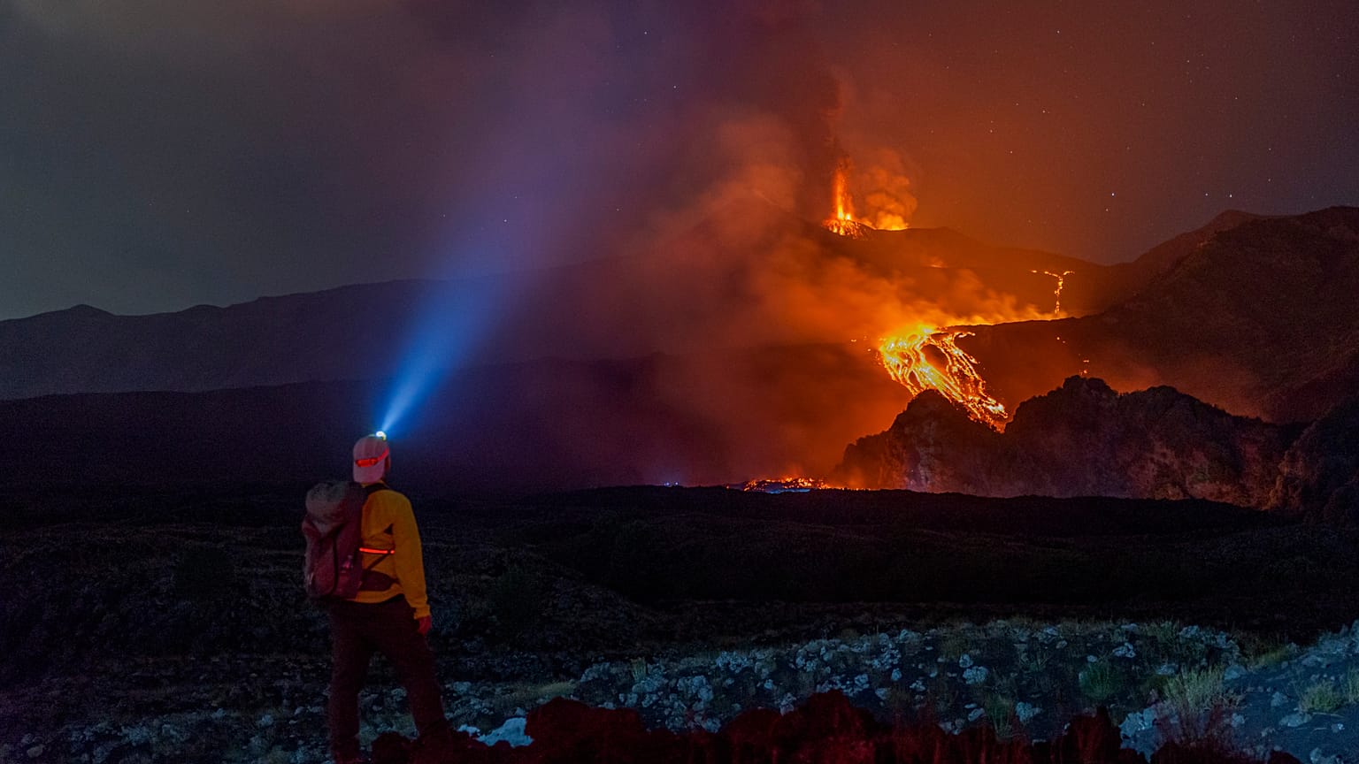 Eruptive activity continues on Mount Etna, 13 August, 2026