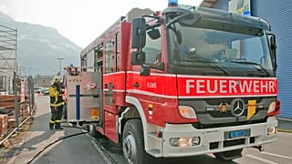 A fire engine in Switzerland, 24 March, 2012