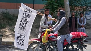 Taliban flags
