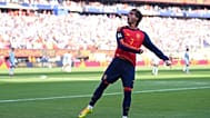 L’Espagnol Ferran Torres célèbre son but d’ouverture lors de la finale de la Coupe du monde de football entre l’Espagne et l’Argentine, dimanche 19 juillet 2026.