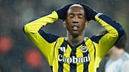 Fenerbahce's Anderson Talisca reacts after missing a chance