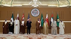ترامپ به همراه رهبران عرب