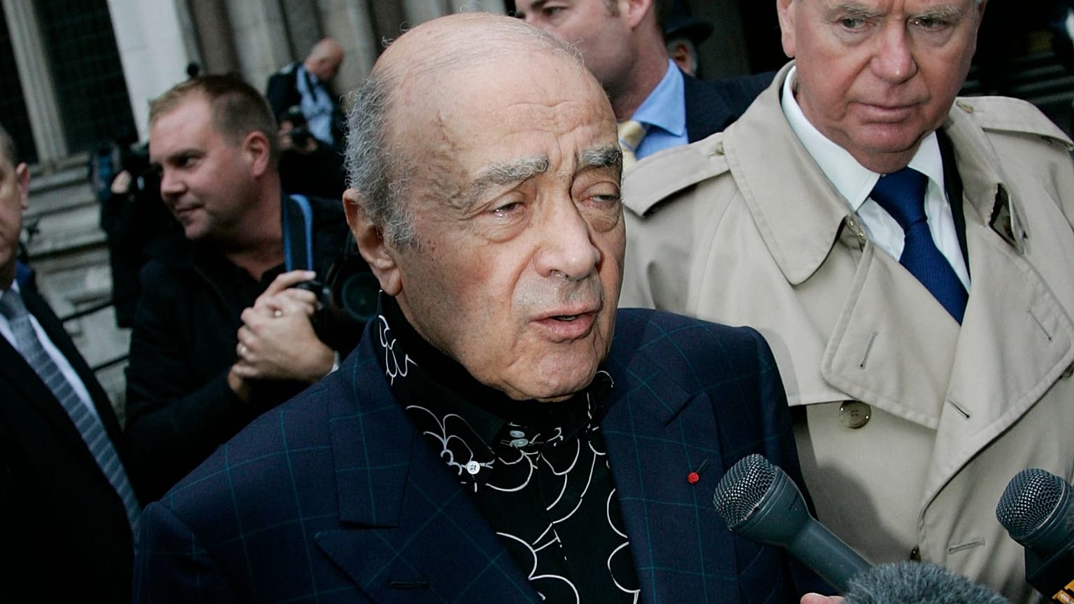 Late Harrods owner Mohamed Al Fayed