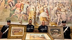 Il recupero delle opere di Paul Cézanne, Henri Matisse e Pierre-Auguste Renoir