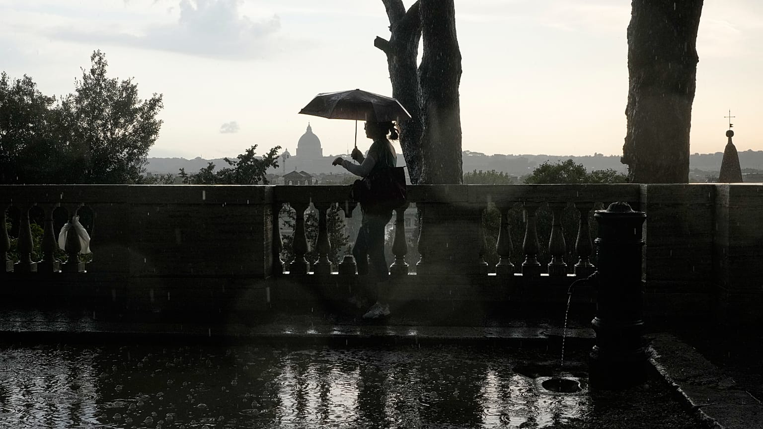 Lluvias de verano en España tras el paso de una dana, imagen de archivo.