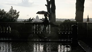Lluvias de verano en España tras el paso de una dana, imagen de archivo.