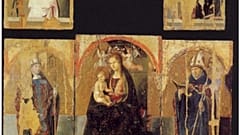 Particolare del Polittico di San Gregorio