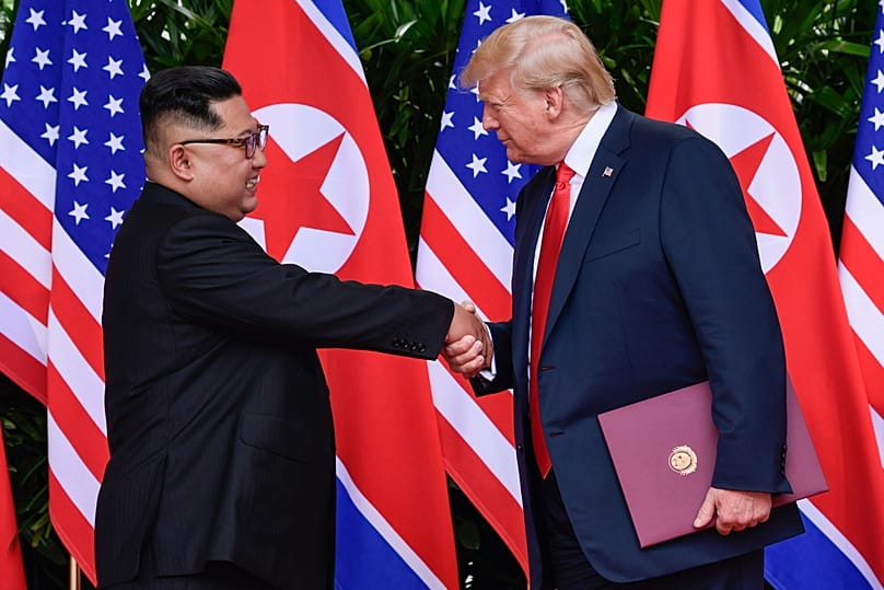 Trump és Kim 2018-ban