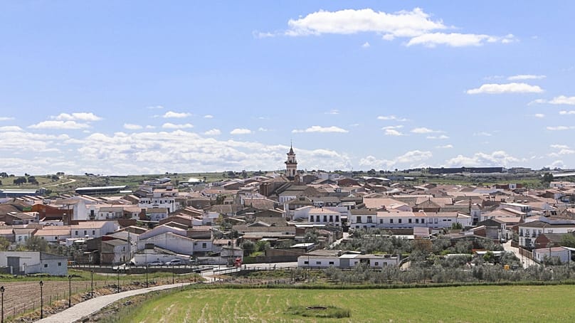 Córdoba'ya bağlı Dos Torres belediyesinin panoramik görüntüsü.