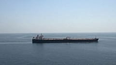 Marshall Islands-flagged oil tanker's deck in the Gulf of Oman