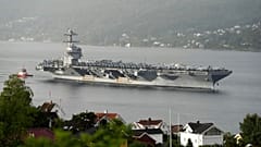 The American aircraft carrier USS Gerald R. Ford