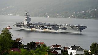 The American aircraft carrier USS Gerald R. Ford