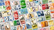 This image shows parts of the shortlisted designs for the third euro banknote series.