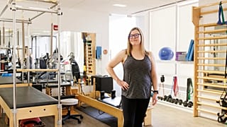 Washington’daki Center for Orthopedic Rehab and Exercise’da görev yapan Sarah Baldassaro. 