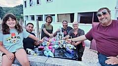 Members of the civic movement Guarda à Casa in Ota, Portugal, 24 August 2026.