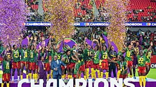 Cameroon women celebrate WAFCON title during victory parade