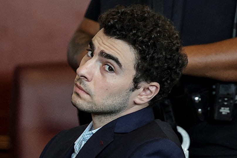 FILE - Luigi Mangione appears at a hearing in Manhattan Criminal Court in New York, Monday, May 18, 2026