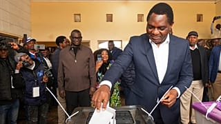 Zambie: le président Hakainde Hichilema vote à Lusaka le 13 août 2026