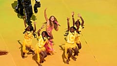 Shakira performs in the half-time show of the World Cup final between Spain and Argentina in East Rutherford, New Jersey, near New York, on Sunday 19 July 2026