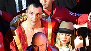 Ukraine's Wladimir Klitschko and his wife Hayden Panettiere, leave the hall after Klitschko lost to Britain's Tyson Fury in a world heavyweight title fight on 29 Nov 2015.