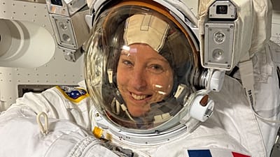French astronaut Sophie Adenot aboard the ISS