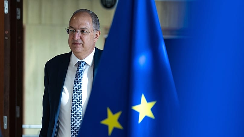 European Commissioner for Fisheries and Oceans Costas Kadis in Brussels, Belgium, 21 May, 2025.