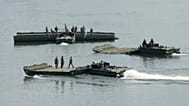 US Army soldiers conduct a training exercise on a river in Yeoncheon, 18 August, 2026