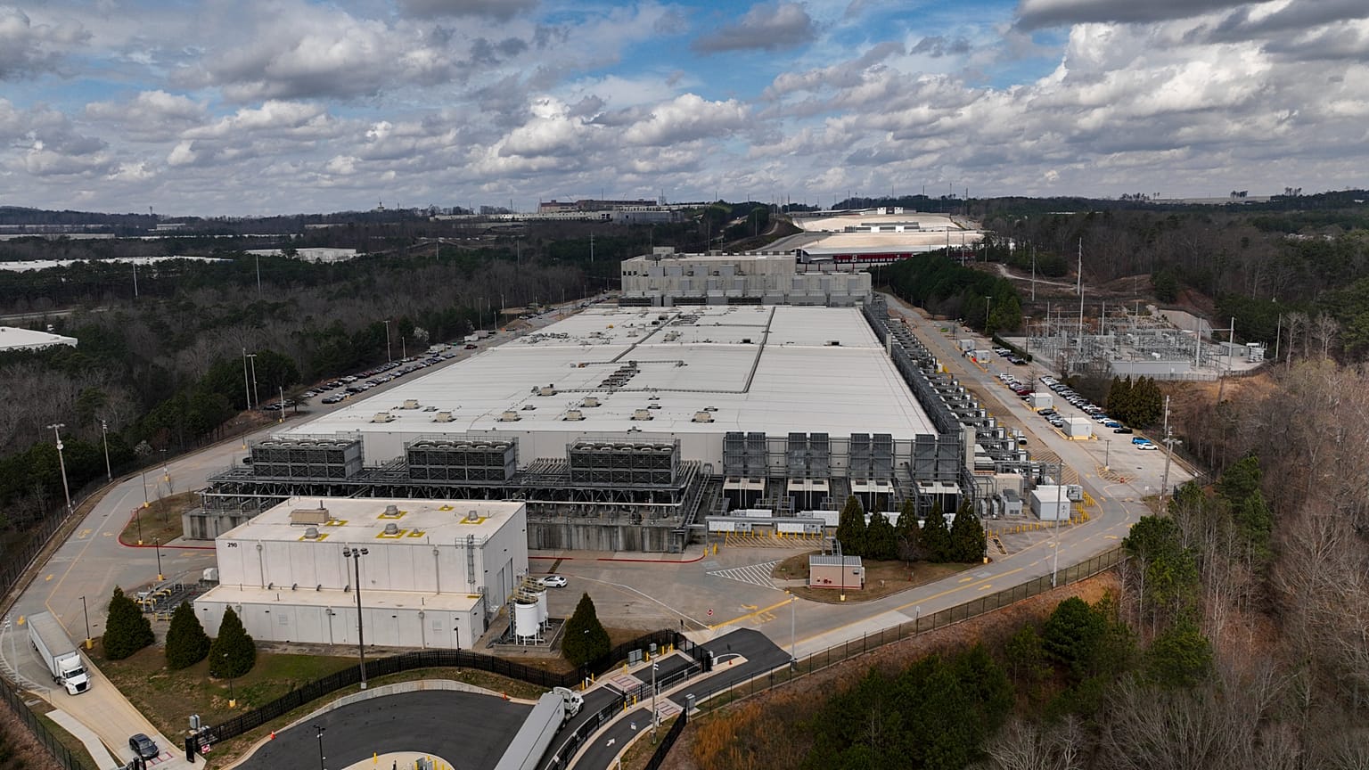 Un data center di Google in Georgia, negli Stati Uniti