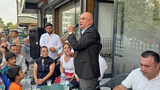 Melih Meriç, Oğuzeli ilçesinde.