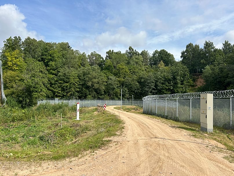 Latvian - Belarus border