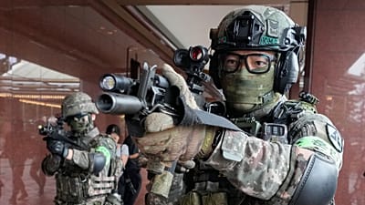 South Korean soldiers take part in an anti-terror drill as a part of the Ulchi Freedom Shield military exercise in Seoul, 19 August, 2026