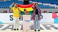 Community leaders get sneak peak of Al Janoub Arena, one of four 2027 FIBA Basketball World Cup. venues.