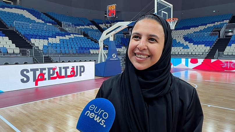 Local Organising Committee's Rouda Al Ghanim speaks to Euronews, inside the newly-transformed Al Janoub Arena.