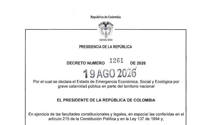 La primera página del documento, que puede leer íntegramente en el enlace del siguiente párrafo