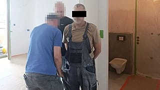 Mężczyzna został zatrzymany podczas remontu mieszkania