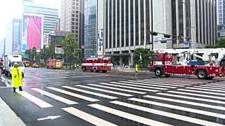 La police arrête la circulation lors d'un exercice de défense civile