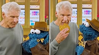 Assalto ao frasco de bolachas: Harrison Ford e o Monstro das Bolachas partem a internet