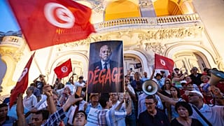 New protests in Tunisia calling for ousting of President Kais Saied