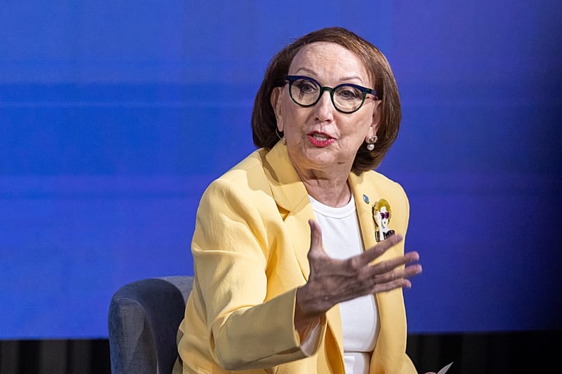 Rebeca Grynspan, frontrunner for next UN Secretary-General in last month’s vote, speaks in Geneva, 9 June, 2026