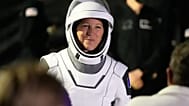 L'astronaute Sophie Adenot lors de son départ vers l'ISS en février 2026