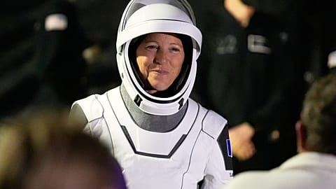 Astronauta Sophie Adenot na partida para a ISS, em fevereiro de 2026