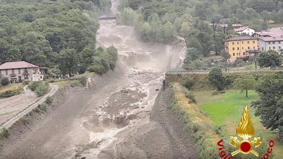 Extreme weather: torrential rain and flooding in Liguria, Lombardy and Tuscany