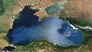 Karadeniz'in uydudan görüntüsü