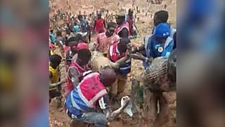 Tödlicher Erdrutsch in illegaler Goldmine etwa 50 Kilometer von Baboua in der Zentralafrikanischen Republik