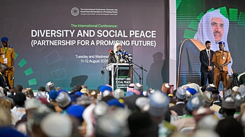 Sheikh Dr Mohammed bin Abdul Karim Al-Issa, secretary-general of the Muslim World League and president of the Council of Muslim Scholars in Abuja