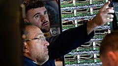 Traders at work in New York