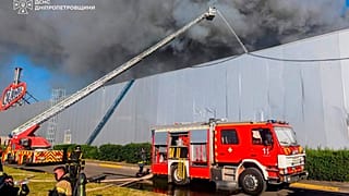 Servicio estatal de emergencias de Ucrania en la región de Dnipropetrovsk