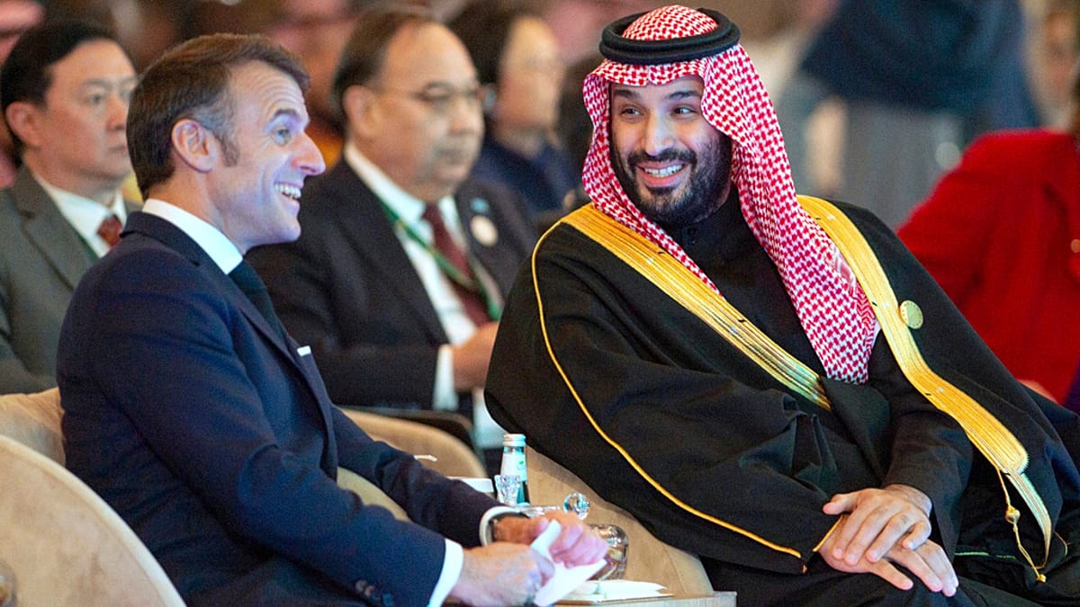 From Middle East to e-sports: Macron hosts Saudi crown prince Mohammed bin Salman