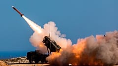 German soldiers assigned to Surface Air and Missile Defence Wing 1 fire the Patriot weapons system in Chania, 8 November, 2017